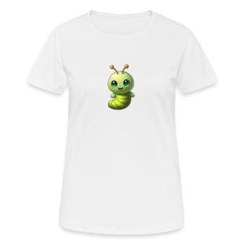 Glühwürmchen - Frauen T-Shirt atmungsaktiv - Weiß - Vorne - AI Model Female 172 dark (172cm)
