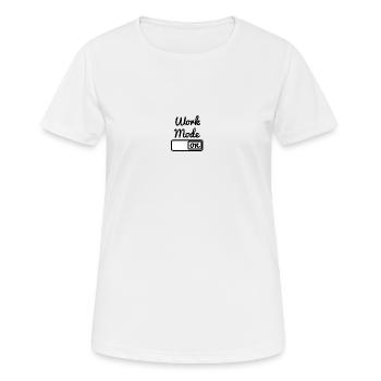 Work Mode - T-shirt respirant Femme - blanc - Devant - AI Model Female 172 dark (172cm)
