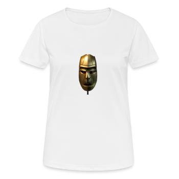 Gold pharaons gardien face - T-shirt respirant Femme - blanc - Devant - AI Model Female 172 dark (172cm)