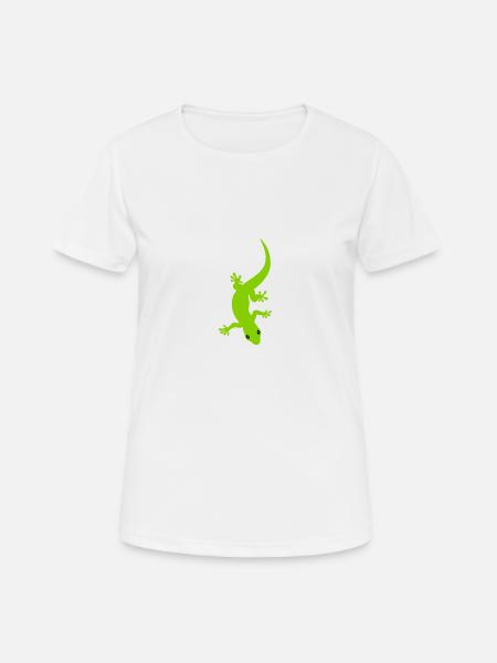 Gecko - Women's Breathable T-Shirt - white