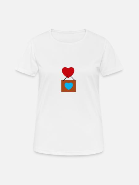 Luftballon - Frauen T-Shirt atmungsaktiv - Weiß