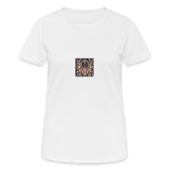 Mandala Vision - Frauen T-Shirt atmungsaktiv - Weiß - Vorne - AI Model Female 172 dark (172cm)