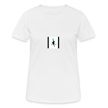Wintersport - Frauen T-Shirt atmungsaktiv - Weiß - Vorne - AI Model Female 172 dark (172cm)