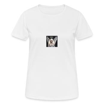 Ange de l’amour - T-shirt respirant Femme - blanc - Devant - AI Model Female 172 dark (172cm)