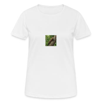 Marder - Frauen T-Shirt atmungsaktiv - Weiß - Vorne - AI Model Female 172 dark (172cm)
