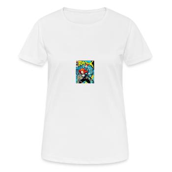 Punkrock - Frauen T-Shirt atmungsaktiv - Weiß - Vorne - AI Model Female 172 dark (172cm)