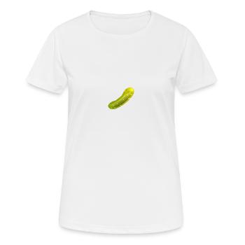 Concombres - T-shirt respirant Femme - blanc - Devant - AI Model Female 172 dark (172cm)