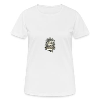 Wassersport - Frauen T-Shirt atmungsaktiv - Weiß - Vorne - AI Model Female 172 dark (172cm)