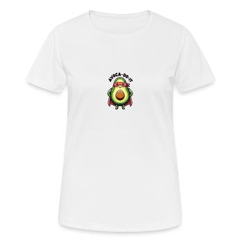 Avoca-Do-It - Frauen T-Shirt atmungsaktiv - Weiß - Vorne - AI Model Female 172 dark (172cm)