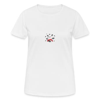 roulette - Frauen T-Shirt atmungsaktiv - Weiß - Vorne - AI Model Female 172 dark (172cm)
