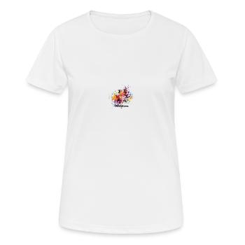 Leichtathletik - Frauen T-Shirt atmungsaktiv - Weiß - Vorne - AI Model Female 172 dark (172cm)