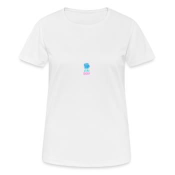 J'AI SOIF - T-shirt respirant Femme - blanc - Devant - AI Model Female 172 dark (172cm)