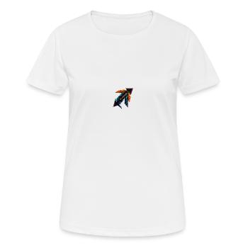 Printemps 2 - T-shirt respirant Femme - blanc - Devant - AI Model Female 172 dark (172cm)
