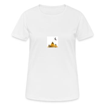 Natur und Ruhe - Frauen T-Shirt atmungsaktiv - Weiß - Vorne - AI Model Female 172 dark (172cm)