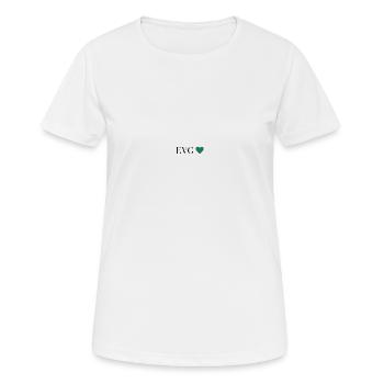 EVG vert - T-shirt respirant Femme - blanc - Devant - AI Model Female 172 dark (172cm)