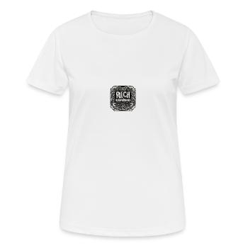 Reich an Erfahrungen - Frauen T-Shirt atmungsaktiv - Weiß - Vorne - AI Model Female 172 dark (172cm)