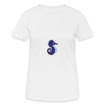 Meerestiere - Frauen T-Shirt atmungsaktiv - Weiß - Vorne - AI Model Female 172 dark (172cm)