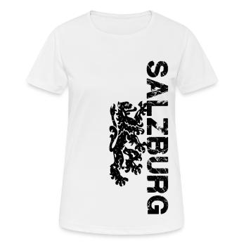 Salzbourg - T-shirt respirant Femme - blanc - Devant - AI Model Female 172 dark (172cm)