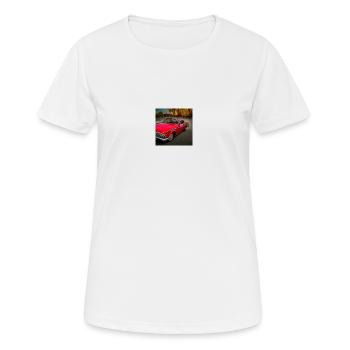 Voiture Oldtimer voiture classique - T-shirt respirant Femme - blanc - Devant - AI Model Female 172 dark (172cm)