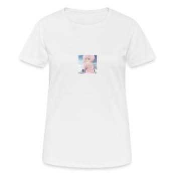 Anime - Frauen T-Shirt atmungsaktiv - Weiß - Vorne - AI Model Female 172 dark (172cm)