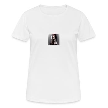 Anime - Frauen T-Shirt atmungsaktiv - Weiß - Vorne - AI Model Female 172 dark (172cm)
