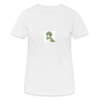 Anime - Frauen T-Shirt atmungsaktiv - Weiß - Vorne - AI Model Female 172 dark (172cm)