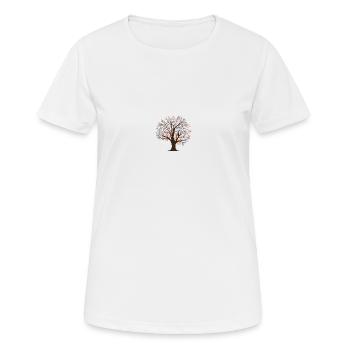 Tree - Women's Breathable T-Shirt - white - Front - AI Model Female 172 dark (172cm)