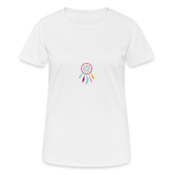 Attrape-rêves - T-shirt respirant Femme - blanc - Devant - AI Model Female 172 dark (172cm)