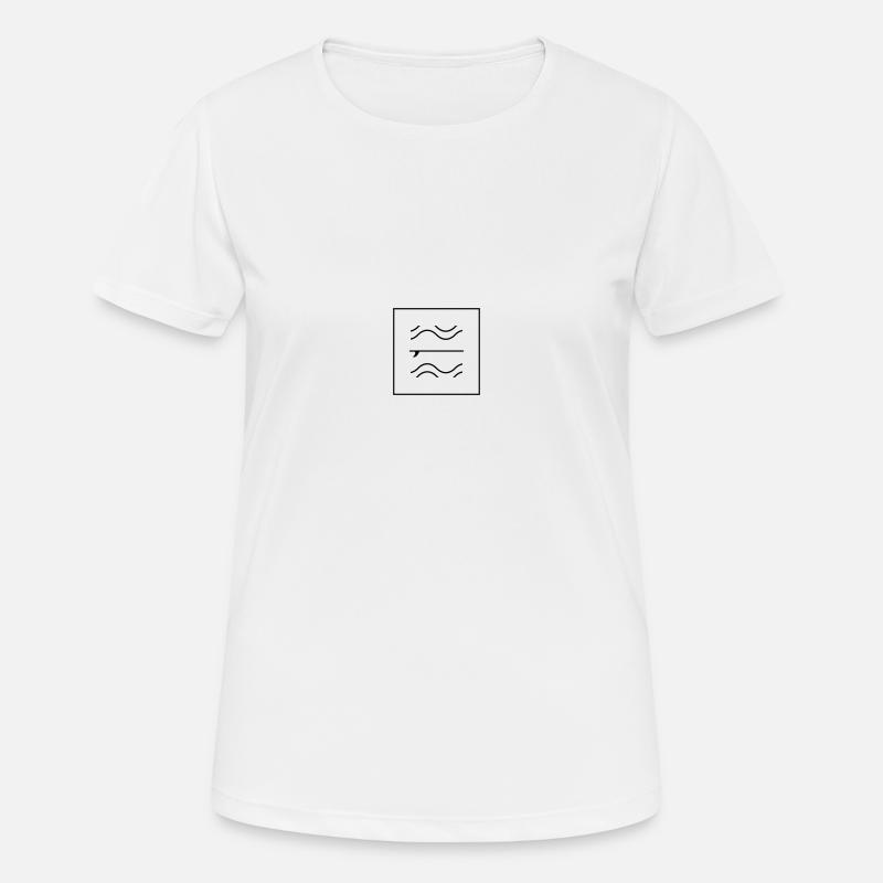 Surfing - Women's Breathable T-Shirt - white