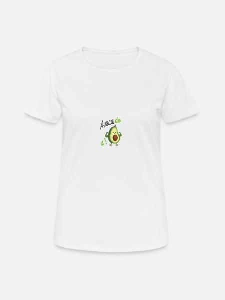 Avocado it! - Frauen T-Shirt atmungsaktiv - Weiß