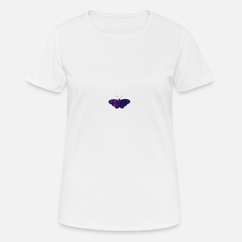 Butterfly - Women's Breathable T-Shirt - white