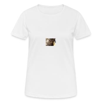 cat, kitten, kitty - Women's Breathable T-Shirt - white - Front - AI Model Female 172 dark (172cm)