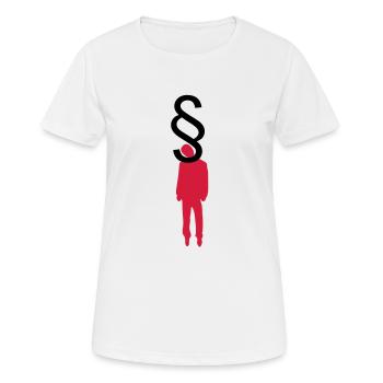 Hanging Lawyer Color - Frauen T-Shirt atmungsaktiv - Weiß - Vorne - AI Model Female 172 dark (172cm)