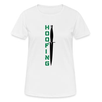 Hoofing Dagger - Women's Breathable T-Shirt - white - Front - AI Model Female 172 dark (172cm)