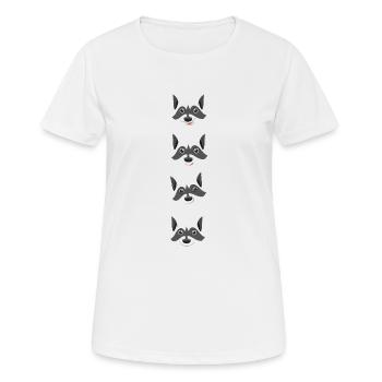 Fuchs-Emotionen - Frauen T-Shirt atmungsaktiv - Weiß - Vorne - AI Model Female 172 dark (172cm)