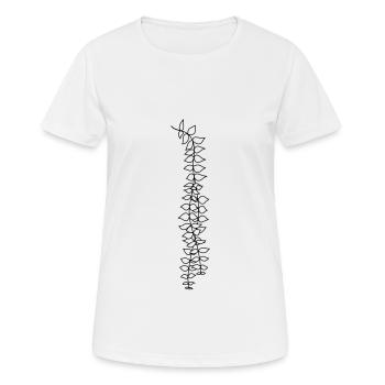 Hanging plant 2 - Frauen T-Shirt atmungsaktiv - Weiß - Vorne - AI Model Female 172 dark (172cm)