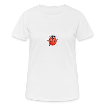Seven-point ladybird - Women's Breathable T-Shirt - white - Front - AI Model Female 172 dark (172cm)