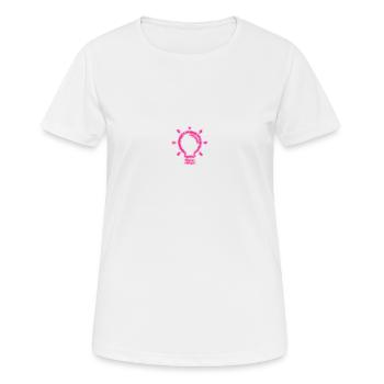 IDEA - inspiration - T-shirt respirant Femme - blanc - Devant - AI Model Female 172 dark (172cm)