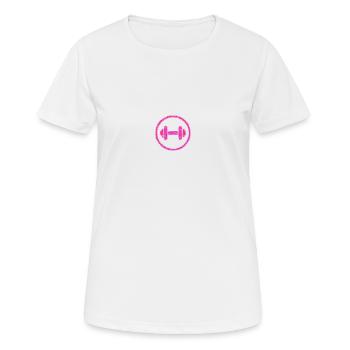 Té Power Lift - T-shirt respirant Femme - blanc - Devant - AI Model Female 172 dark (172cm)