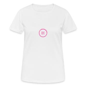T-shirt mode Pause - T-shirt respirant Femme - blanc - Devant - AI Model Female 172 dark (172cm)