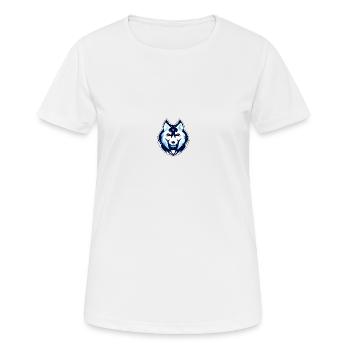 Loup - T-shirt respirant Femme - blanc - Devant - AI Model Female 172 dark (172cm)