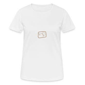 Ich mag Tofu - Frauen T-Shirt atmungsaktiv - Weiß - Vorne - AI Model Female 172 dark (172cm)