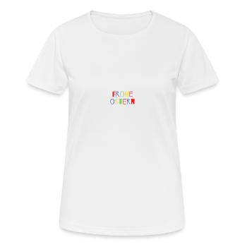 Frohe Ostern - Frauen T-Shirt atmungsaktiv - Weiß - Vorne - AI Model Female 172 dark (172cm)