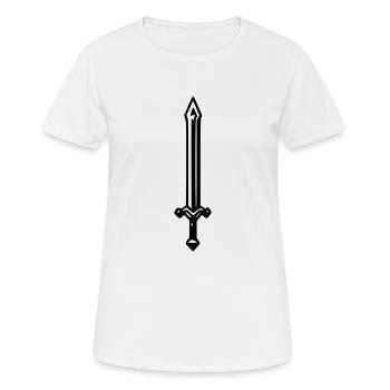 Epée - T-shirt respirant Femme - blanc - Devant - AI Model Female 172 dark (172cm)