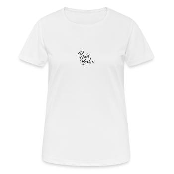 Boss babe - T-shirt respirant Femme - blanc - Devant - AI Model Female 172 dark (172cm)