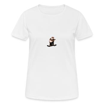 country - Women's Breathable T-Shirt - white - Front - AI Model Female 172 dark (172cm)