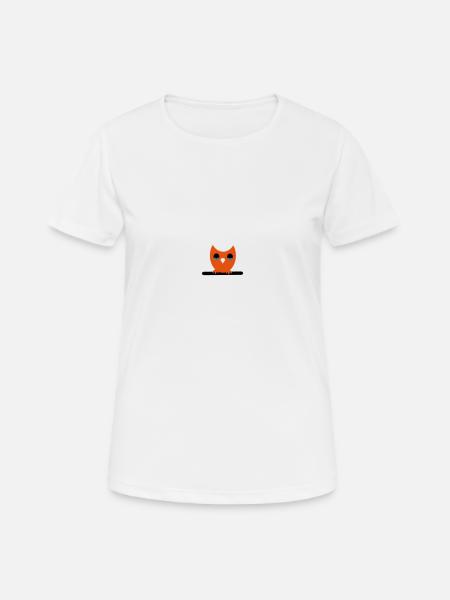 Owl - Women's Breathable T-Shirt - white