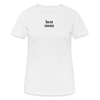 Meilleure maman - T-shirt respirant Femme - blanc - Devant - AI Model Female 172 dark (172cm)