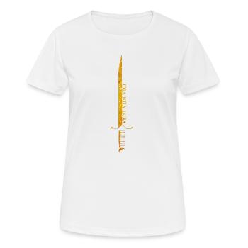 VENI VIDI VICI - Frauen T-Shirt atmungsaktiv - Weiß - Vorne - AI Model Female 172 dark (172cm)