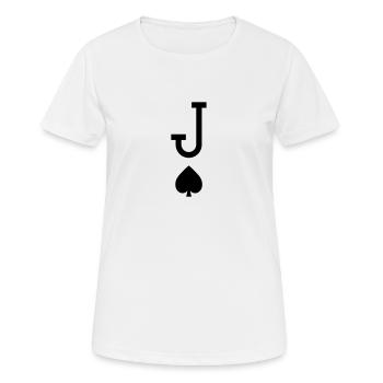 Jack de pique - T-shirt respirant Femme - blanc - Devant - AI Model Female 172 dark (172cm)